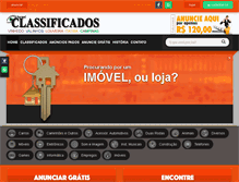 Tablet Screenshot of jornalclassificados.com.br